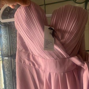 ASOS Maxi Wrap Dress in Pink/Mauve w/ Tags. Size 8 but runs small. Fits like a 2